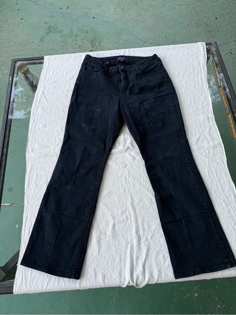 NYDJ Women’s Dark Blue Bootcut Jeans 16P Lift Tuck